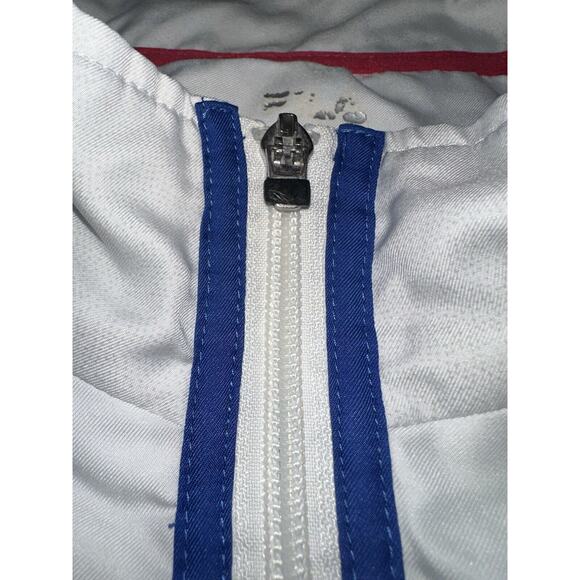 Vintage FILA Track Jacket Mens XL White Sony Open Tennis White Neon Green 90's - Picture 5 of 12